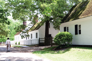 Colonial Williamsburg street scene